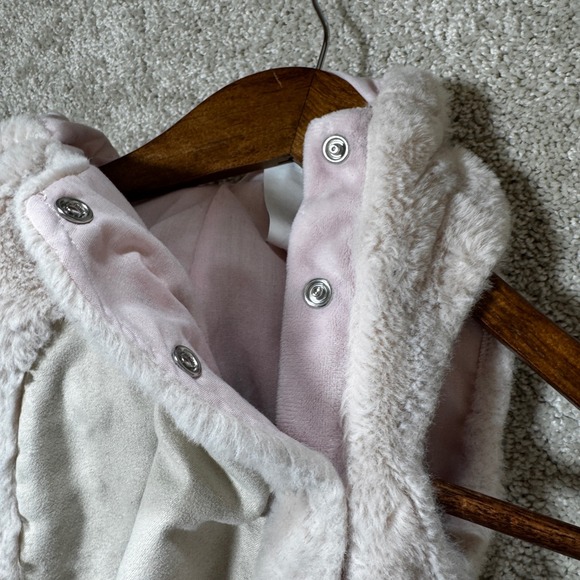 Pottery Barn Kids Pig Costume 12–24 Months Plush Hooded Halloween Romper - Picture 8 of 9